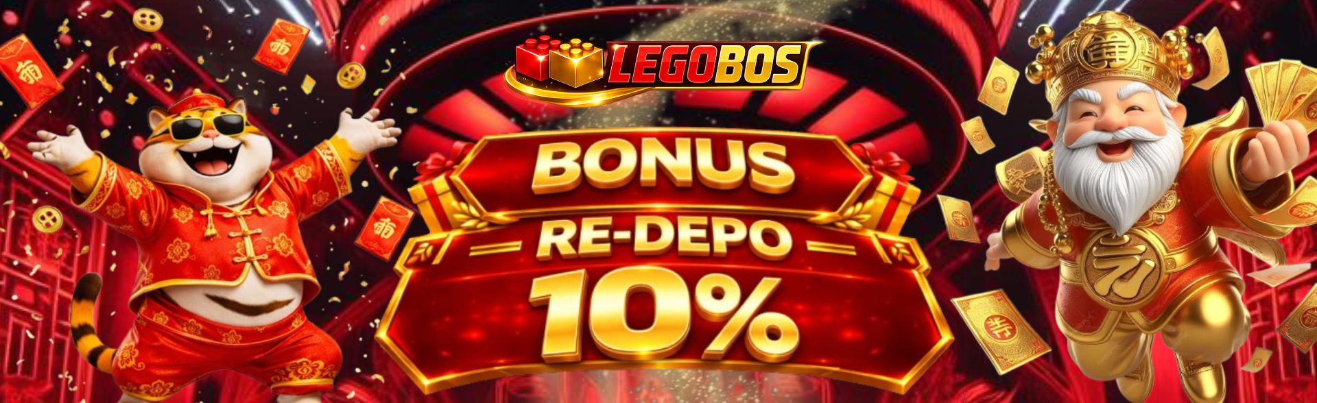 BONUS REDEPO 10% LEGOBOS